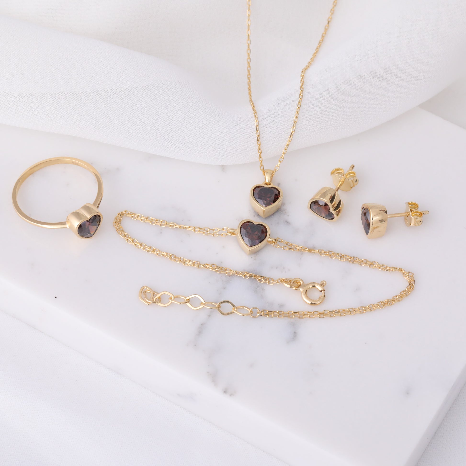 Heart Smoky Quartz Bezel Ring in 14K Solid Gold, Birthstone Jewelry Queen Jewelry Rings