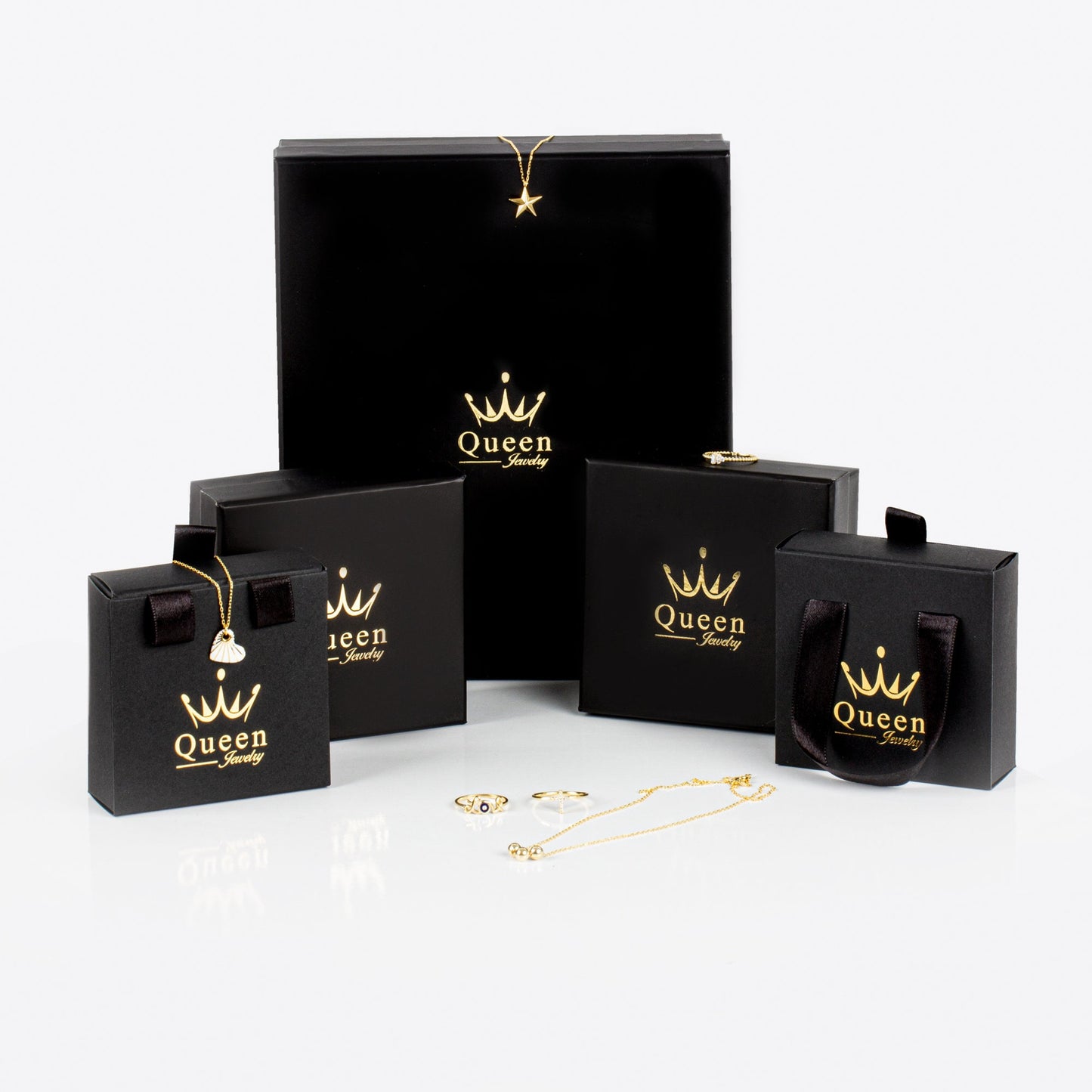 Scorpio Zodiac Necklace in 14K Solid Gold | Astrological Pendant Queen Jewelry Necklace