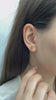 Rectangle Peridot Earring, 14K Solid Gold, August Birthstone Earrings, Perfect Gift for Mother's Day - Girlfriend - Wife