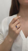 Round Sapphire Birthstone Ring 14K Solid Gold,  Perfect Gift for Mother's Day - Girlfriend - Wife